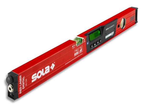 SOLA Elektronische Wasserwaage RED 60 laser digital mit Neigungsmesser und Laser