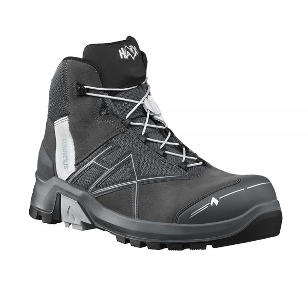 HAIX 631010 CONNEXIS Safety+ GTX mid grey-silver Sicherheitsschuhe Klasse S3