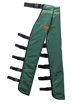 STIHL Vorderbeinschutz mit Schnittschutz grün, Grösse L/XL