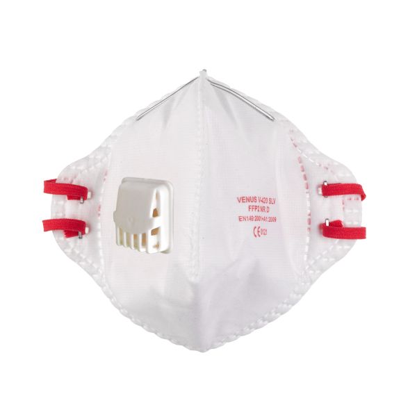 FFP2 Einweg-Atemschutzmaske mit Ventil gefaltet 15er Pack / Milwaukee # 4932478801 / EAN: 4058546360
