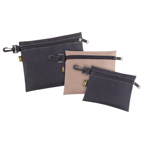 CLC Taschen mit RV, 3 Stk. 22x18cm/18x25cm/15x13cm CL1001100