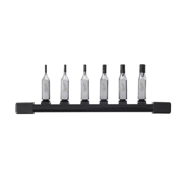 Innensechskant Bit-Steckschlüsseleinsatz metrisch 1/4" Set 6-teilig / Milwaukee # 4932480566 / EAN: