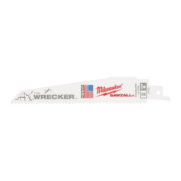 Multimaterial: Heavy-Duty WRECKER™ Säbelsägeblätter, diverse Dimensionen und Packungsgrössen / Milwa