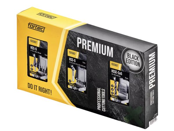 fortec® Premium Line 3-in-1 Box - Premium Black Edition FT70008 + FT70013 + FT70010