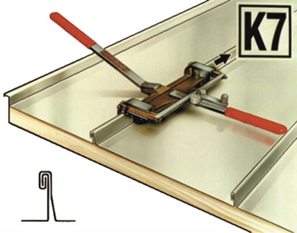 DRÄCO K7 Doppelfalz Handformer, Schliesslänge 210mm