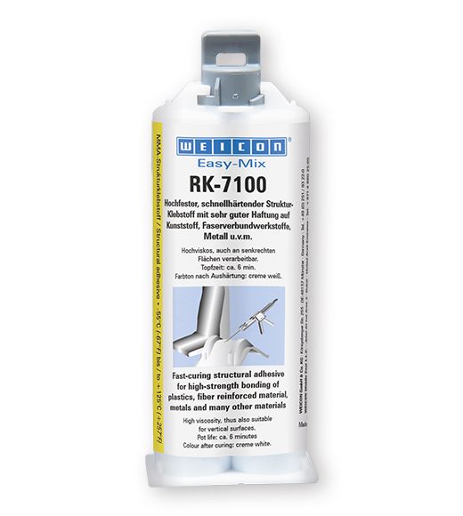 WEICON Easy-Mix RK-7100 Acrylat-Strukturklebstoff, 50 g