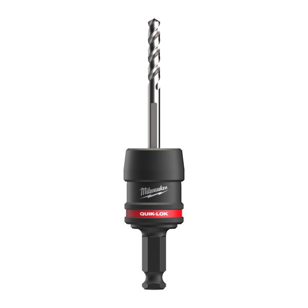 QUIK-LOK Aufsteckhalter für Lochsägen 7/16" / 11 mm inkl. Adapter S u. Adapter XL / Milwaukee # 4932