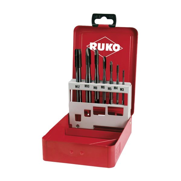 Maschinengewindebohrer Set M 3-M12 HSSCo VAP Form B