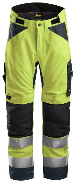 6639 Snickers AllroundWork, High-Vis 37.5® isolierende Arbeitshose+, Klasse 2