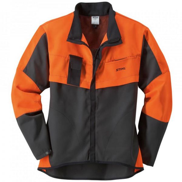 STIHL Economy Plus Jacke anthrazit/orange, Grösse L