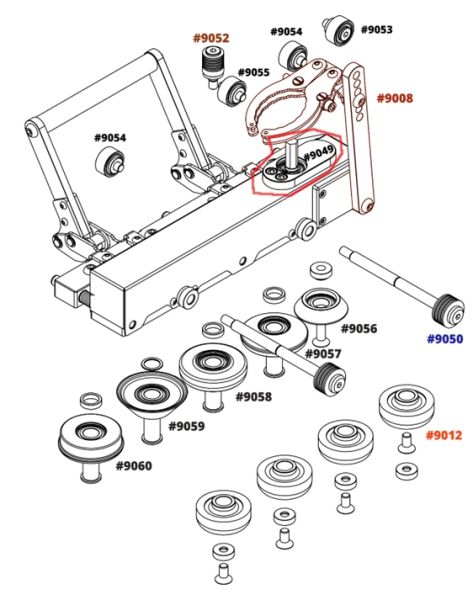 Ersatzteile für Akku Falzmaschine B-TOOL - DUO BT0600