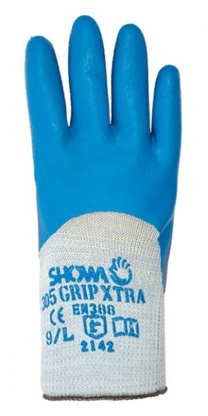 SHOWA GRIP XTRA 305, Latexbeschichtung, diverse Grössen