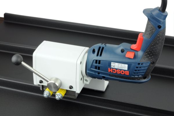 WUKO Dachfalzmaschine 1006 - Elektrisches Handgerät zum Schließen des Winkel- oder Doppelstehfalzes