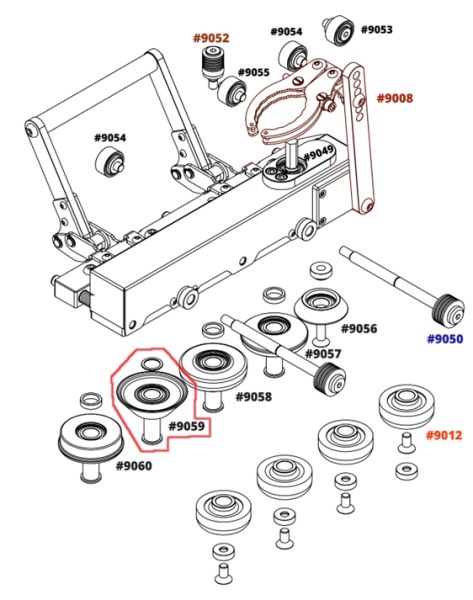 Ersatzteile für Akku Falzmaschine B-TOOL - DUO BT0600