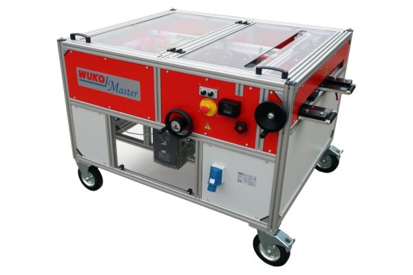 WUKO Master 0420 - Profilieranlage zur Herstellung des Winkelstehfalzprofils, achter Rollensatz zum