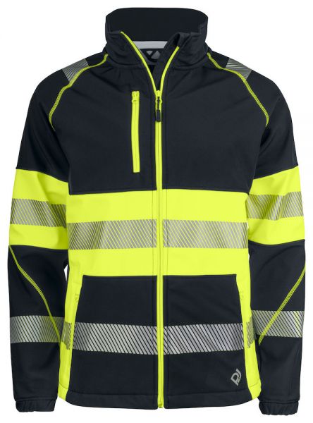 6443 SOFTSHELL JACKE EN ISO 20471 KLASSE 1