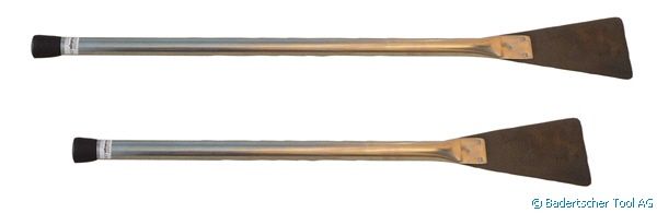 Flachdach-Spachtel mit Federstahlblatt, Länge 750mm / Blatt gerade