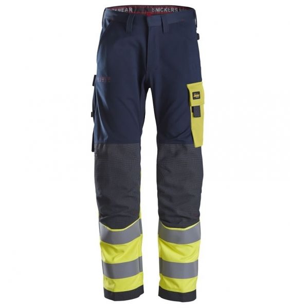 6376 Snickers ProtecWork Arbeithose HiVis Kl. 1