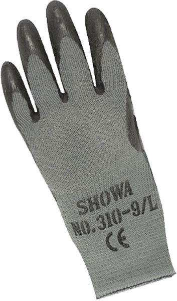 SHOWA 310 BLACK, Handschuh mit Latexbeschichtung, diverse Grössen