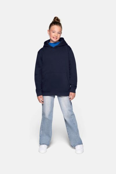 HAKRO Modell 562 - Kinder Kapuzen-Sweatshirt Bio-Baumwolle