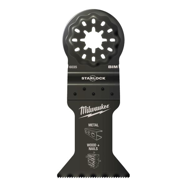 Multitool Starlock Bi-Metall Tauchsägeblatt Multimaterial 43 x 47 mm / Milwaukee # 48906035 / EAN: 0