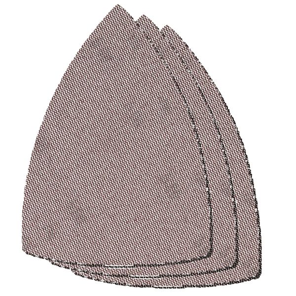Schleifblätter Netzstruktur für Deltaschleifer 100 x 147 mm 3 x K80, 3 x K120, 3 x K180, 1 x Zwische