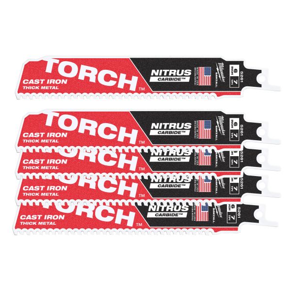 Säbelsägeblatt THE TORCH NITRUS CARBIDE (5er Pack) diverse Blattlängen