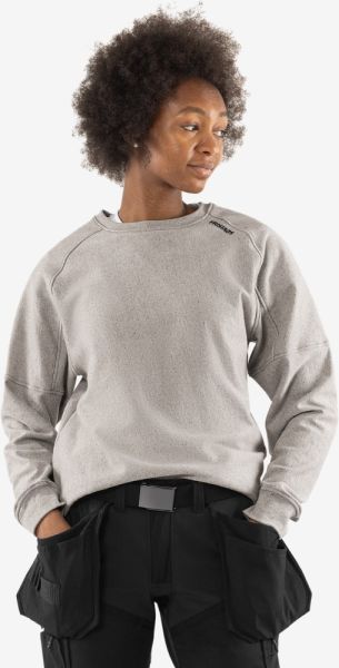 Fristads Kansas 300599 Green Sweatshirt Close the Loop 7850 CLS