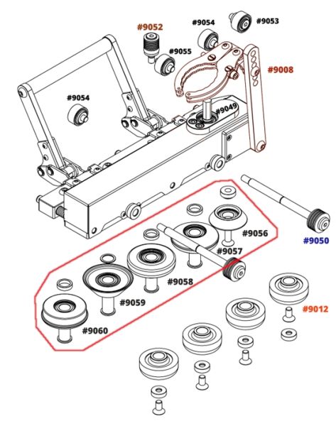 Ersatzteile für Akku Falzmaschine B-TOOL - DUO BT0600