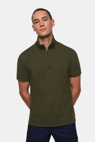 HAKRO Modell 534 - Zip-Shirt Piqué MIKRALINAR® ECO