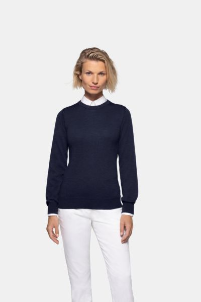 HAKRO Modell 146 - Damen Pullover Merino-Wolle