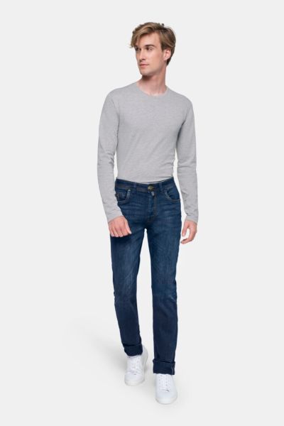 HAKRO Modell 731 - 5-POCKET-JEANSHOSE X-STRETCH ECO