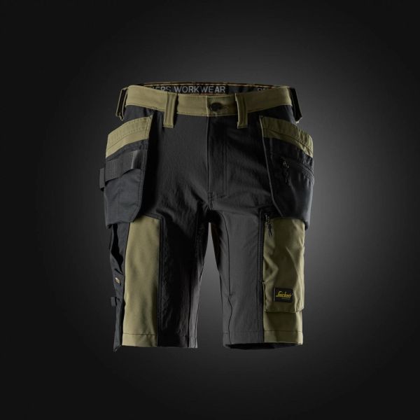 6118 Snickers AllroundWork Stretch-Shorts mit Holstertaschen