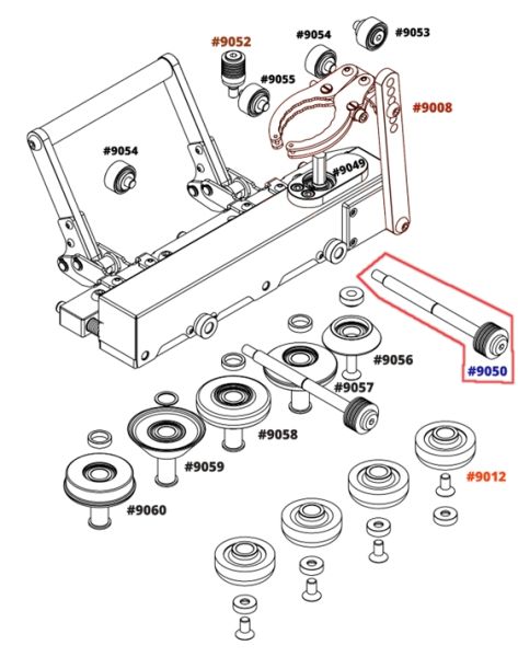 Ersatzteile für Akku Falzmaschine B-TOOL - DUO BT0600
