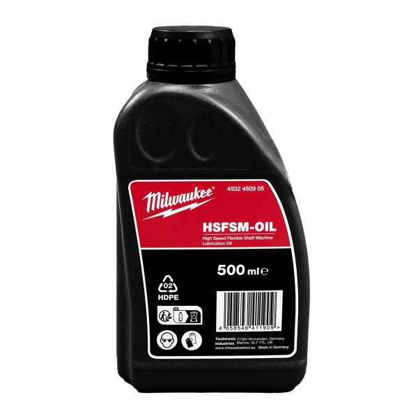 Schmieröl für M18™ Hochgeschwindigkeitsrohrreiniger mit biegsamer Welle, 6 x 500 ml Flasche HSFSM -O