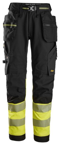 6934 Snickers High-Vis Hose Stretch HT Cl 1, Regular Fit