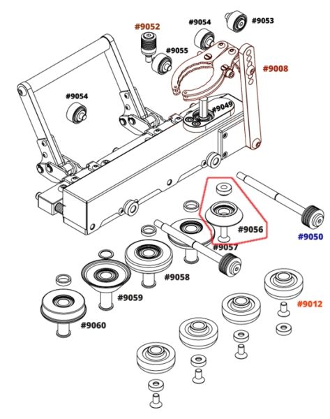 Ersatzteile für Akku Falzmaschine B-TOOL - DUO BT0600