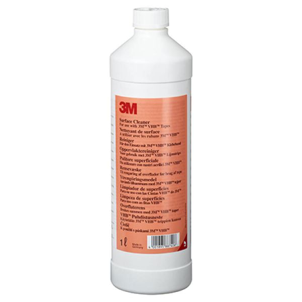 3M VHB 08986 Oberflächenreiniger/Flächendesinfektion, 1 Liter (Nachfolgeprodukt von S-151 Untergrund