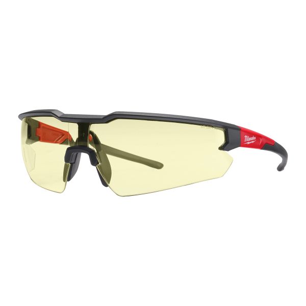 Schutzbrille gelb kratzfest & beschlagfrei / Milwaukee # 4932478927 / EAN: 4058546362096