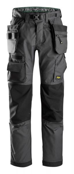 6923 Snickers FlexiWork, Bodenleger Arbeitshose+ Holstertaschen, Regular Fit