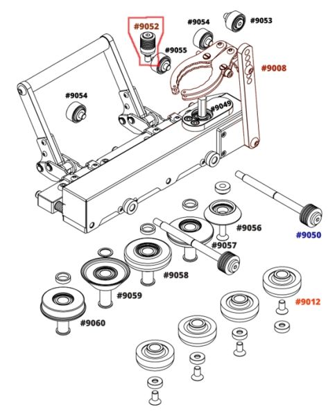 Ersatzteile für Akku Falzmaschine B-TOOL - DUO BT0600