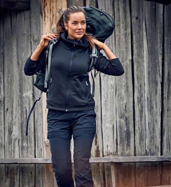 Fristads Kansas 301215 Cobalt Polartec® Power Stretch® Hoodie Damen