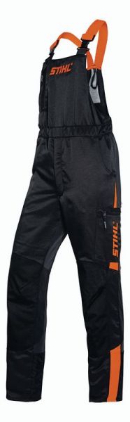 STIHL Dynamic WA-Schnittschutz-Latzhose anthrazit/orange, Grösse 48