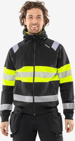 Fristads Kansas 301032 High Vis Kapuzensweatshirt Kl. 1 7532 GKC