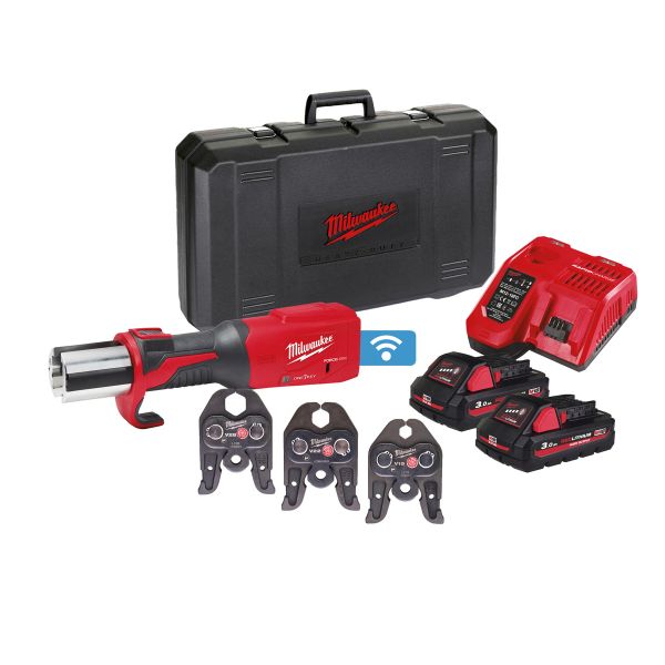 ONE-KEY™ Bürstenloses Akku-Presswerkzeug (Sanitär) M18ONEBLHPT-302C V-SET / Milwaukee # 4933478308 /