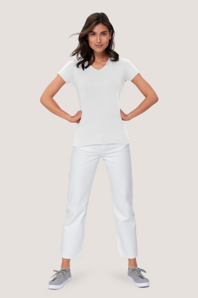 HAKRO Modell 182 - Damen V-Shirt Mikralinar® PRO