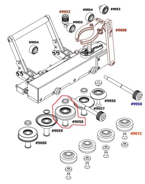Ersatzteile für Akku Falzmaschine B-TOOL - DUO BT0600