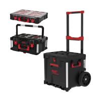 PACKOUT Starter-Set 3 3-teilig PACKOUT Trolley Koffer mit Schublade, Koffer groß u. Organiser / Milw PACKOUT Starter-Set 3 3-teilig PACKOUT Trolley Koffer mit Schublade, Koffer groß u. Organiser / Milw