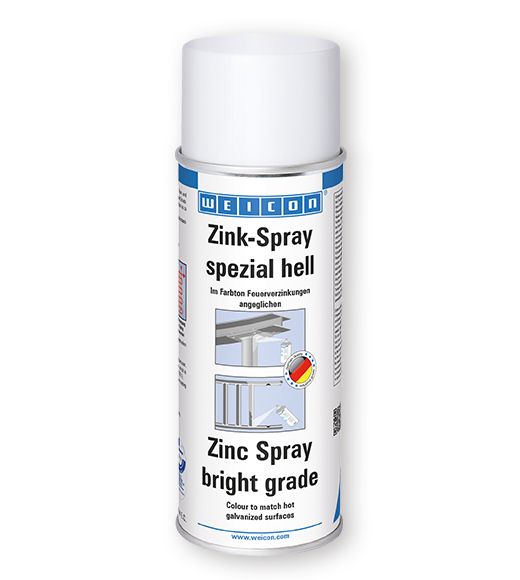 WEICON, Zink-Spray spezial hell, 98-99% Zink, Dose 400ml