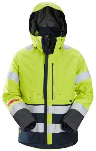 1668 Snickers ProtecWork, GORE-TEX Arbeitsjacke, High-Vis Klasse 3